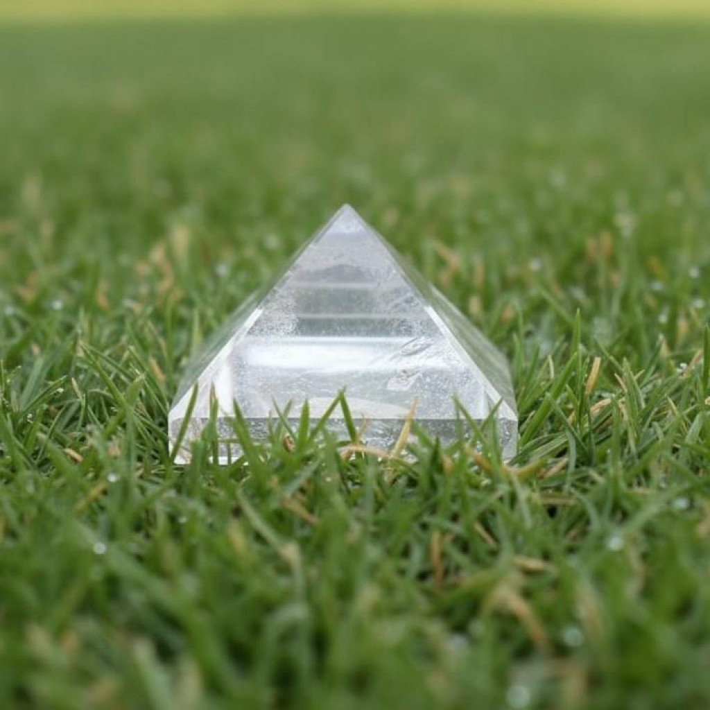 Kristal Kuvars Taşı Piramit