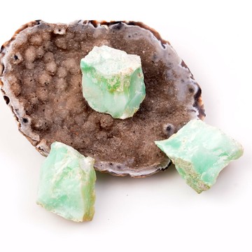 Krizopras Taşı Ham Kütle - 2