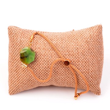 Krizopras Taşı İpli Bileklik -  Ayarlamalı - 2