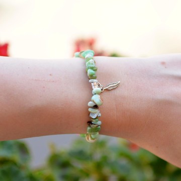 Krizopras Taşı Şekilsiz Bileklik - 2