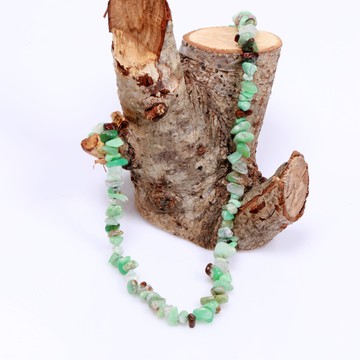 Krizopras Taşı Şekilsiz Kolye - 2