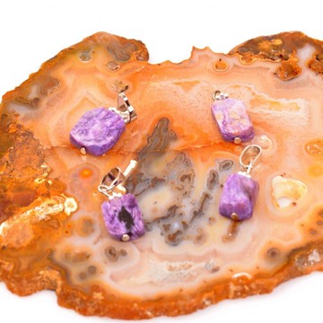 Küçük Boy Çeroit Taşı Kolye - 2