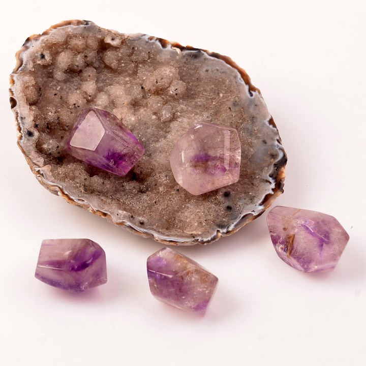 Küçük Boy Süper Yedili Kristali - 7 Farklı Doğal Taşlı Kütle