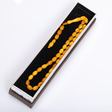 Kumaş Kaplı Tespih ve Bileklik Kutusu – 22 x 4,5 x 4 cm - 2