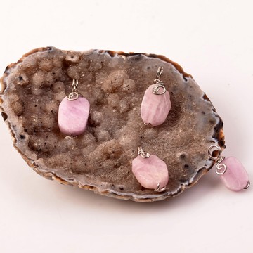 Kunzit Taşı Kolye - 2