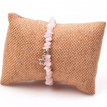 Kunzit Taşı Şekilsiz Bileklik - 2