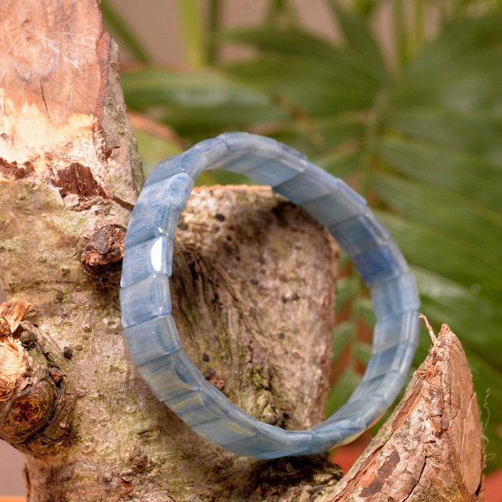 Kyanit Taşı Bileklik - Kare Kesim