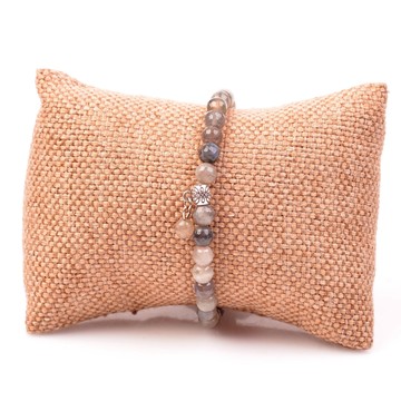 Labradorit Taşı Bileklik 6 mm - Faset Kesim - 2