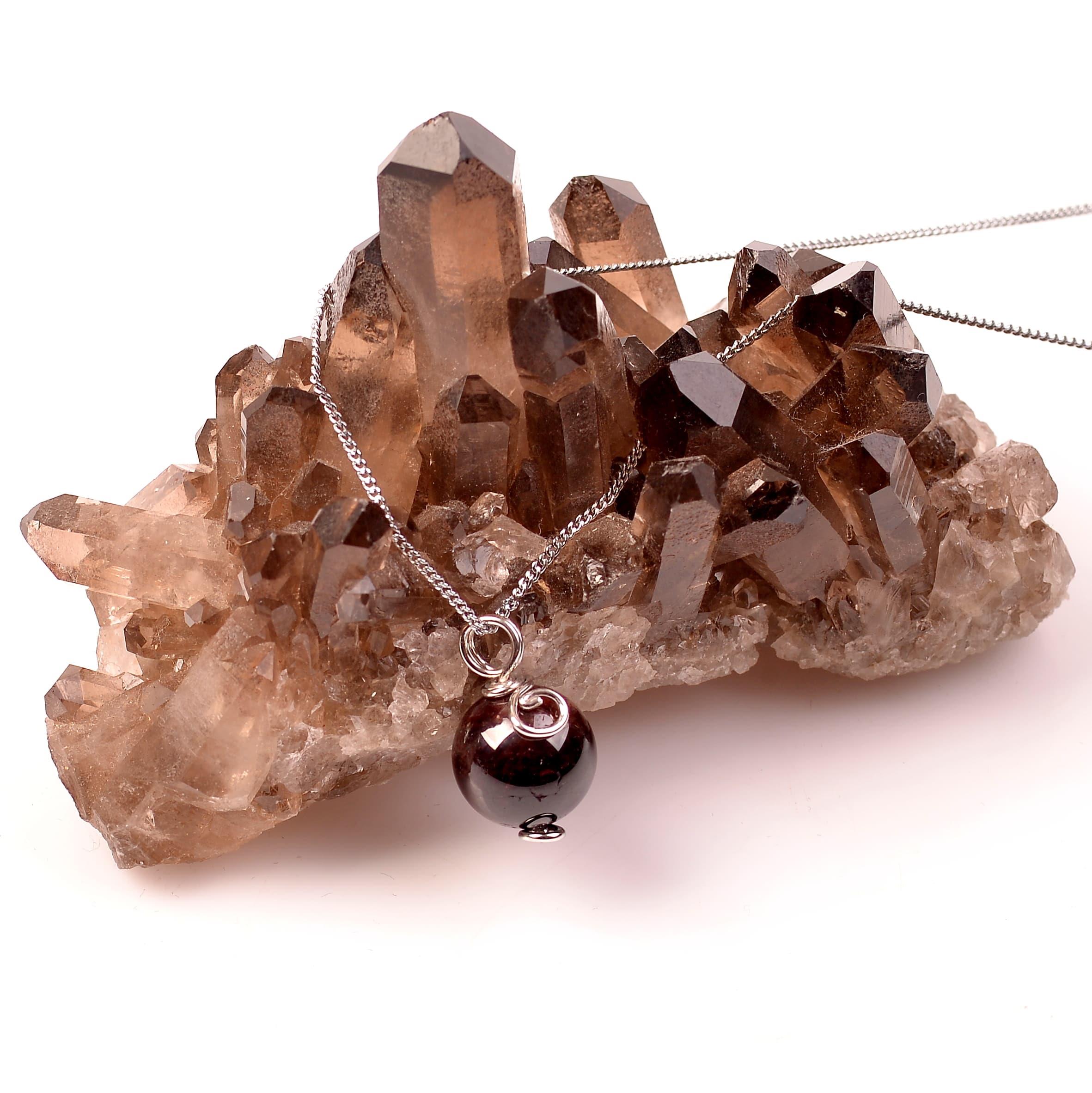 Lal Stone Necklace Garnet Stone