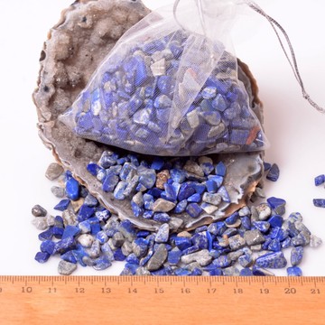 Lapis Lazuli Kırık Taş Kese - 60 gr - 2