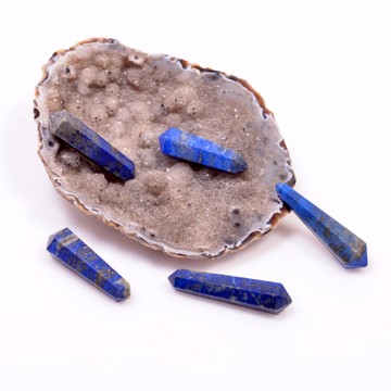 Lapis Lazuli Taşı Çift Uçlu Kazık Kütle - Küçük Boy - 2