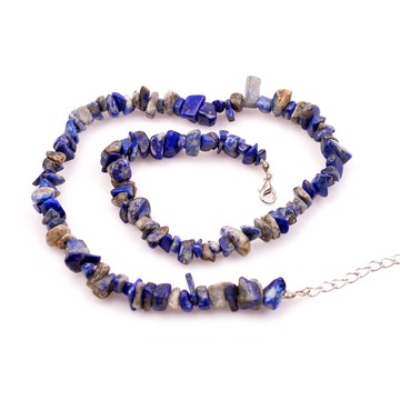 Lapis Lazuli Taşı Şekilsiz Kolye - 2