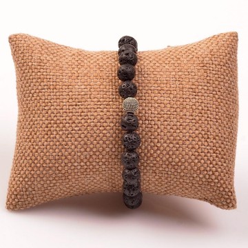 Lav Taşı Bileklik ( 8 mm ) - 2