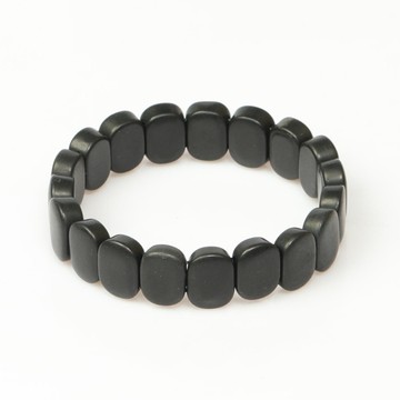 Shungite Taşı Bileklik – 12x16 mm - 2