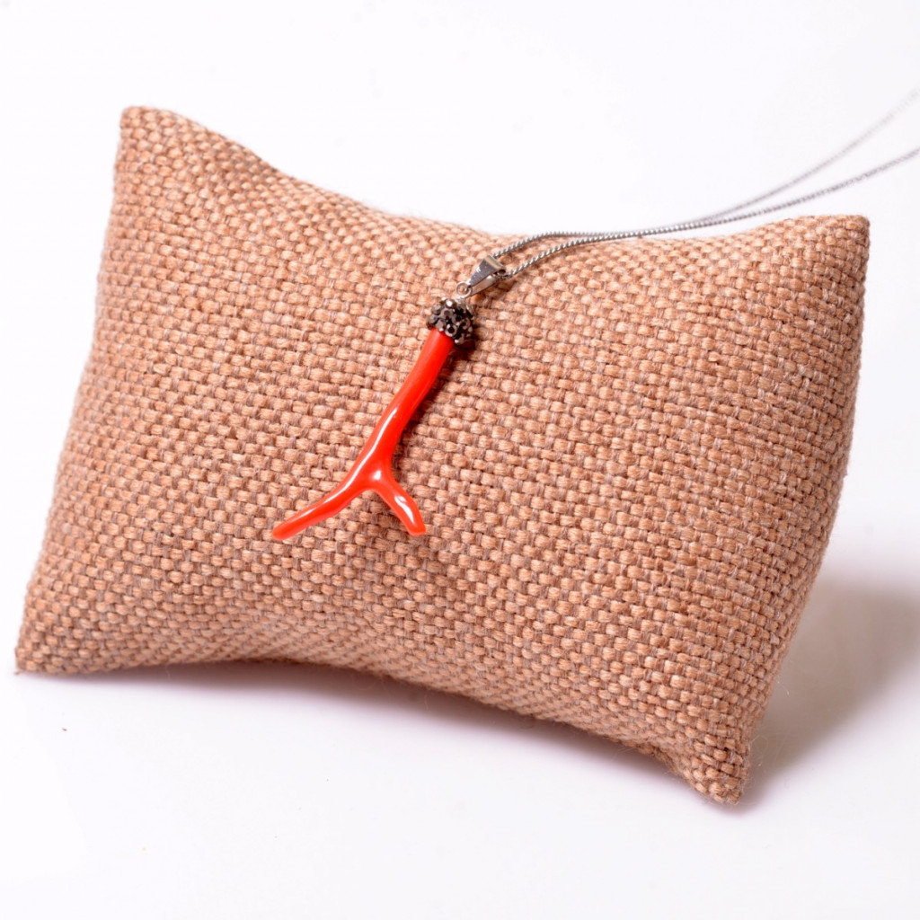 Dal Mercan Taşı Kolye - Boyasız Mercan