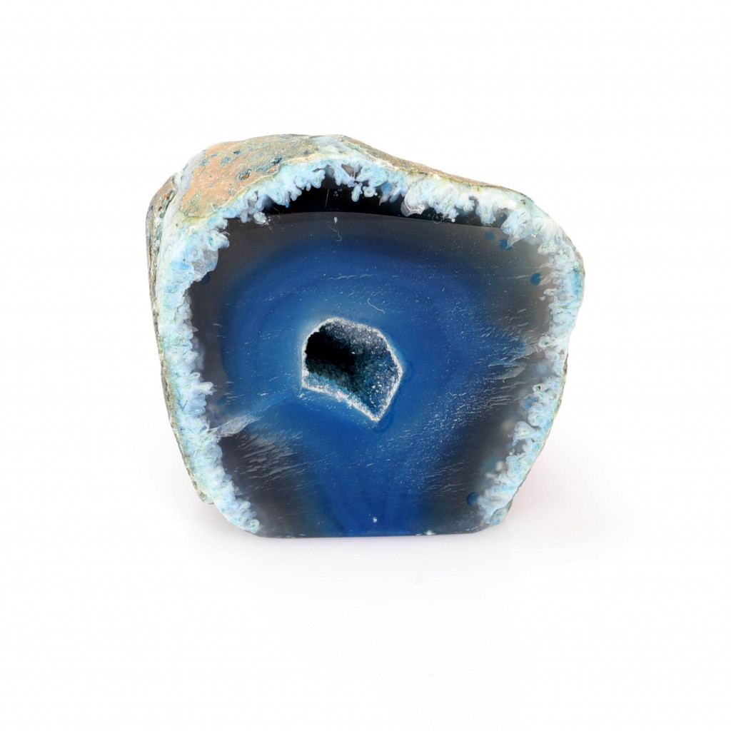 Mavi Akik Druzeli Jeot Taşı – Ortalama 5x5 cm (Doğal Formda)