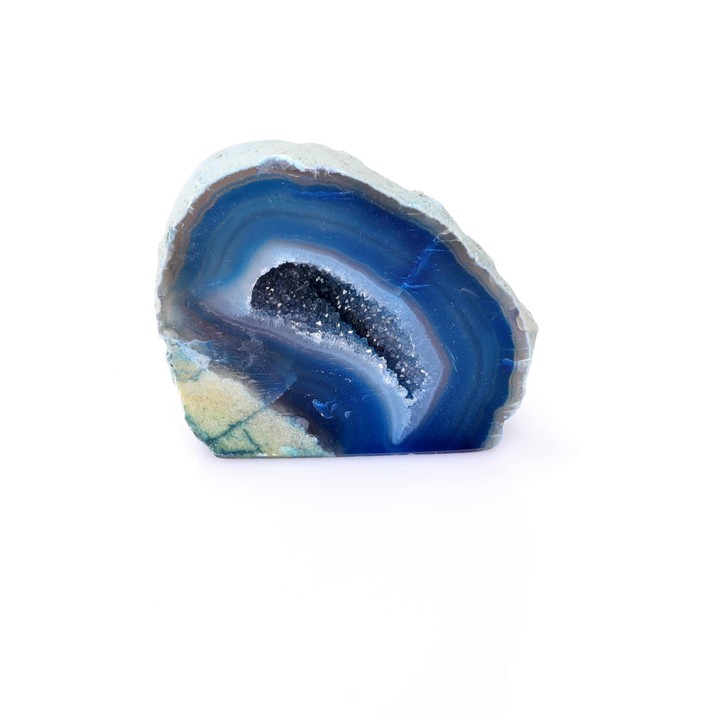 Mavi Akik Druzeli Jeot Taşı – Ortalama 5x5 cm (Doğal Formda)