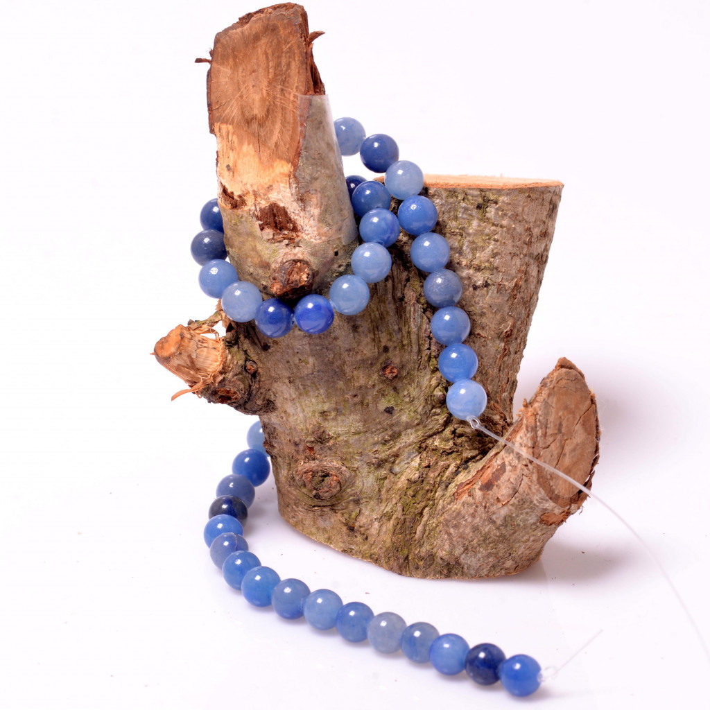 Mavi Aventurin Taşı Dizi (8 mm)