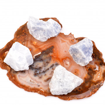 Mavi Kalsit Taşı Kütle - İşlenmemiş Doğal Taş - 2