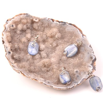 Mavi Kyanit Taşı Kolye - 2