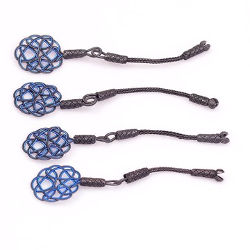 Mavi Renk Kazaz Püskül - 2