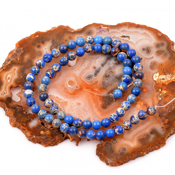 Mavi Varisit Taşı Dizi ( 6 mm ) - 2