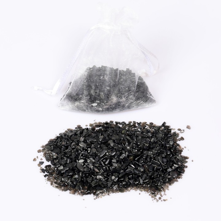 Obsidyen Taşı – 60 gr Doğal Dökme (Kırık) Taş | Deliksiz - 1