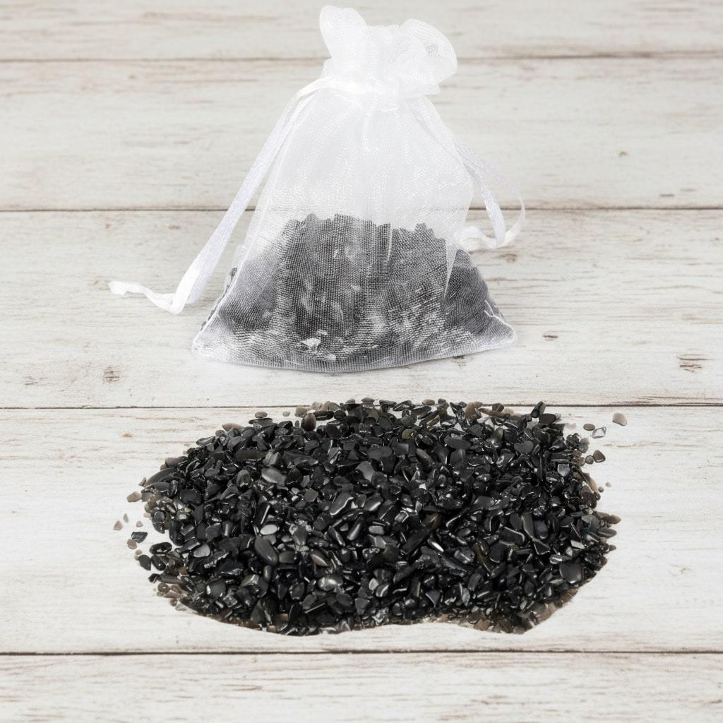 Obsidyen Taşı – 60 gr Doğal Dökme (Kırık) Taş | Deliksiz
