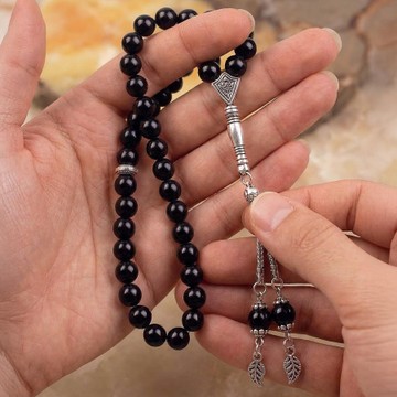 Obsidyen Taşı Tesbih ( 8 mm ) - 2