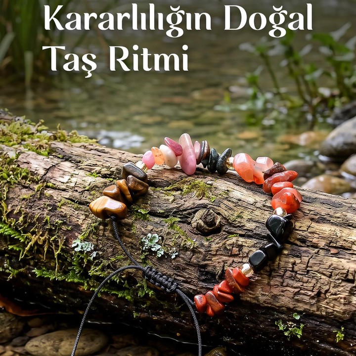 Oğlak Burcu Doğal Taş Bileklik - Ayarlamalı