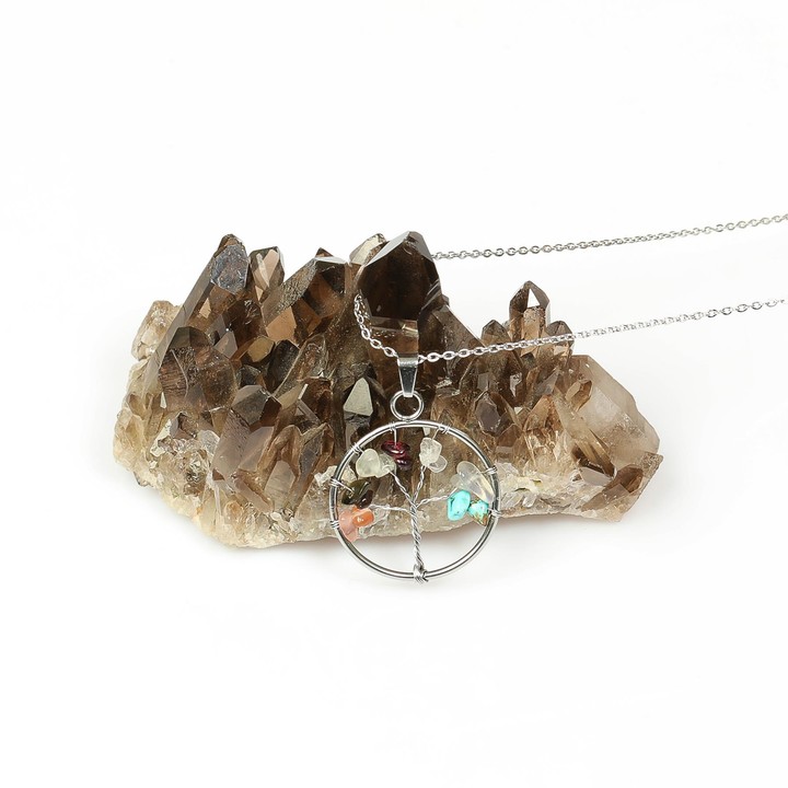 Oğlak Burcu Hayat Ağacı Kolye - Paslanmaz Çelik