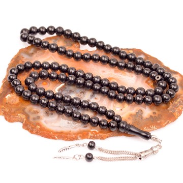 Oltu Taşı Dua Tesbihi - 6 mm - 2