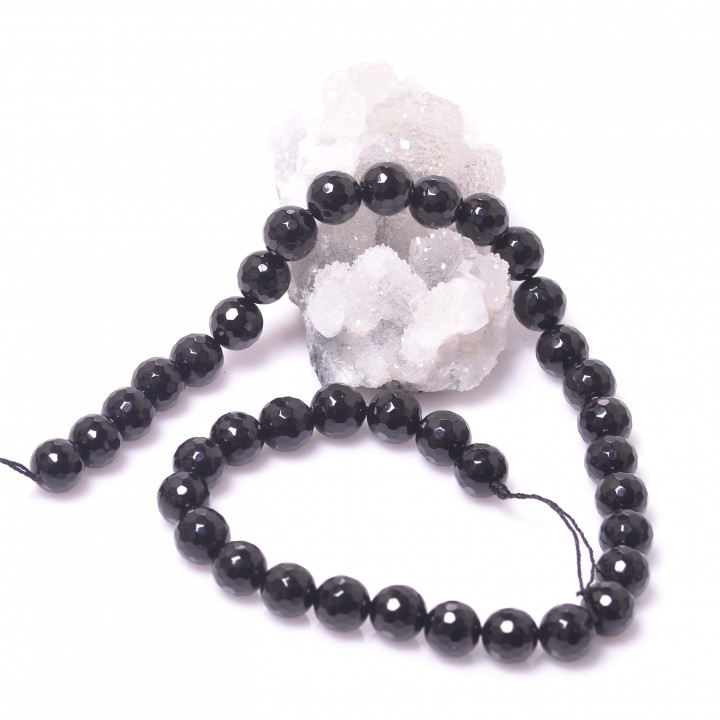 Oniks Taşı Dizi - 10 mm Faset Kesim - 1