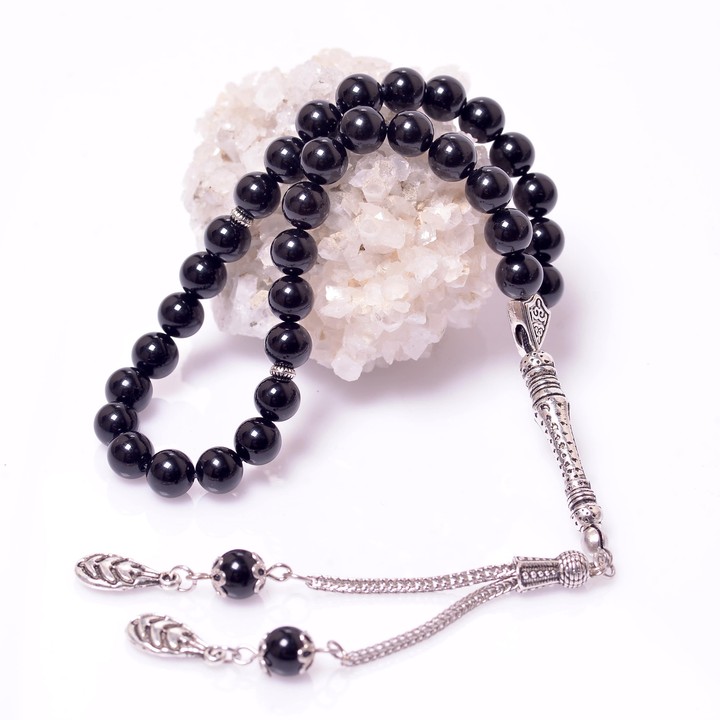 Oniks Taşı Tesbih - 8 mm - 2