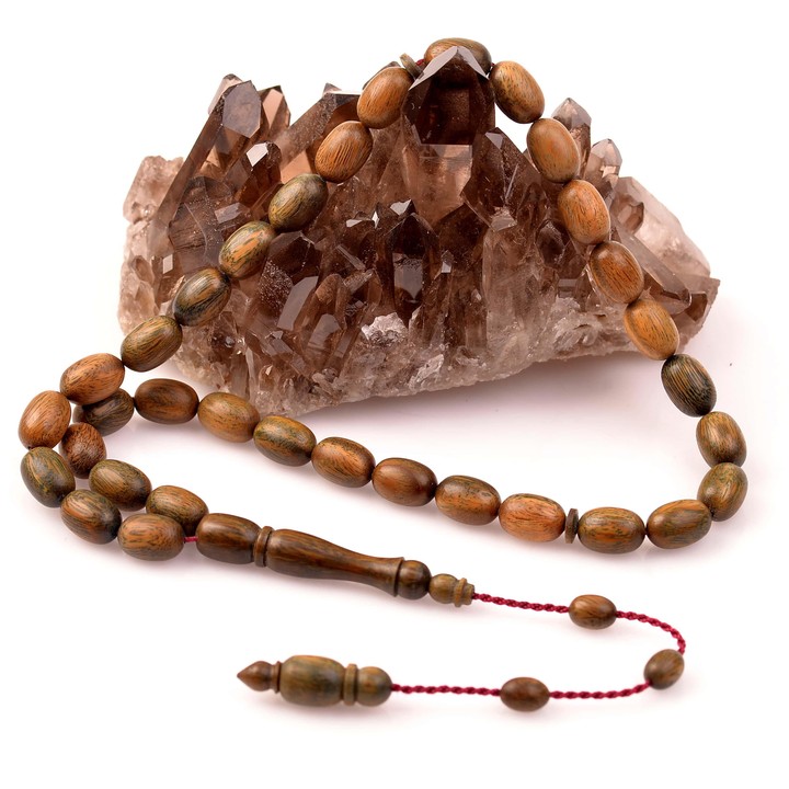 Pelesenk Ağacı Tesbih 7*11 mm ( Kapsül Kesim )