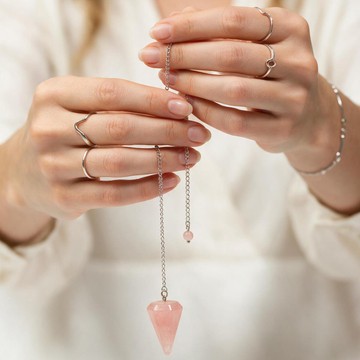 Pembe Kuvars Taşı Pandül - 1
