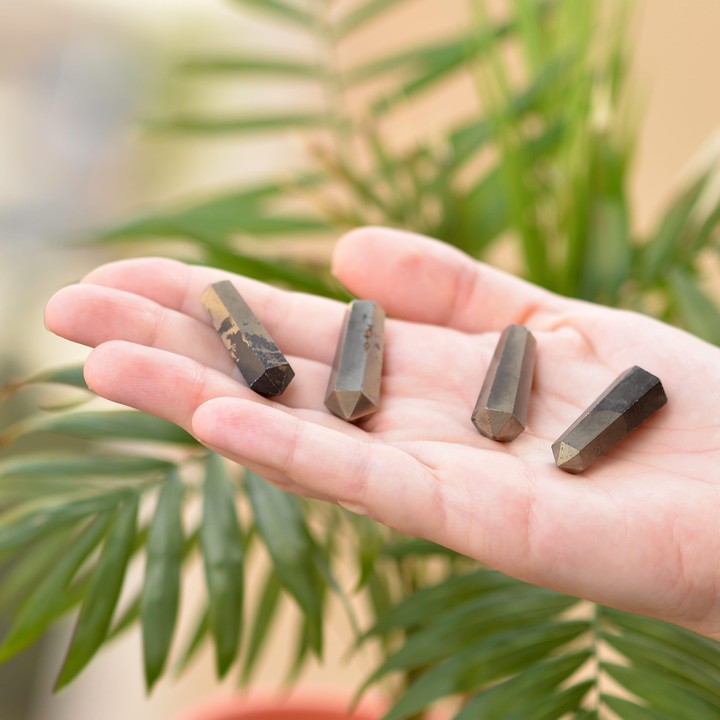 Pirit Taşı Çift Uçlu Kazık - Küçük Boy