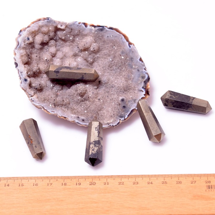 Pirit Taşı Çift Uçlu Kazık - Küçük Boy