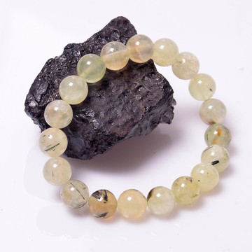Prehnite Taşı Bileklik - 10 mm - 2