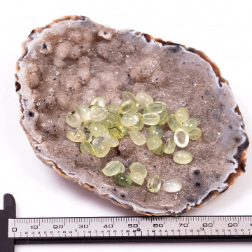 Prehnite Taşı Kabaşon 6*8 mm - Yüzük ve Kolye Taşı - 2