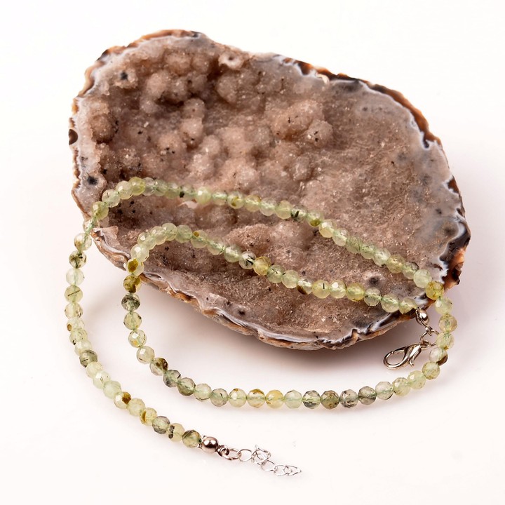 Prehnite Taşı Kolye - 4 mm