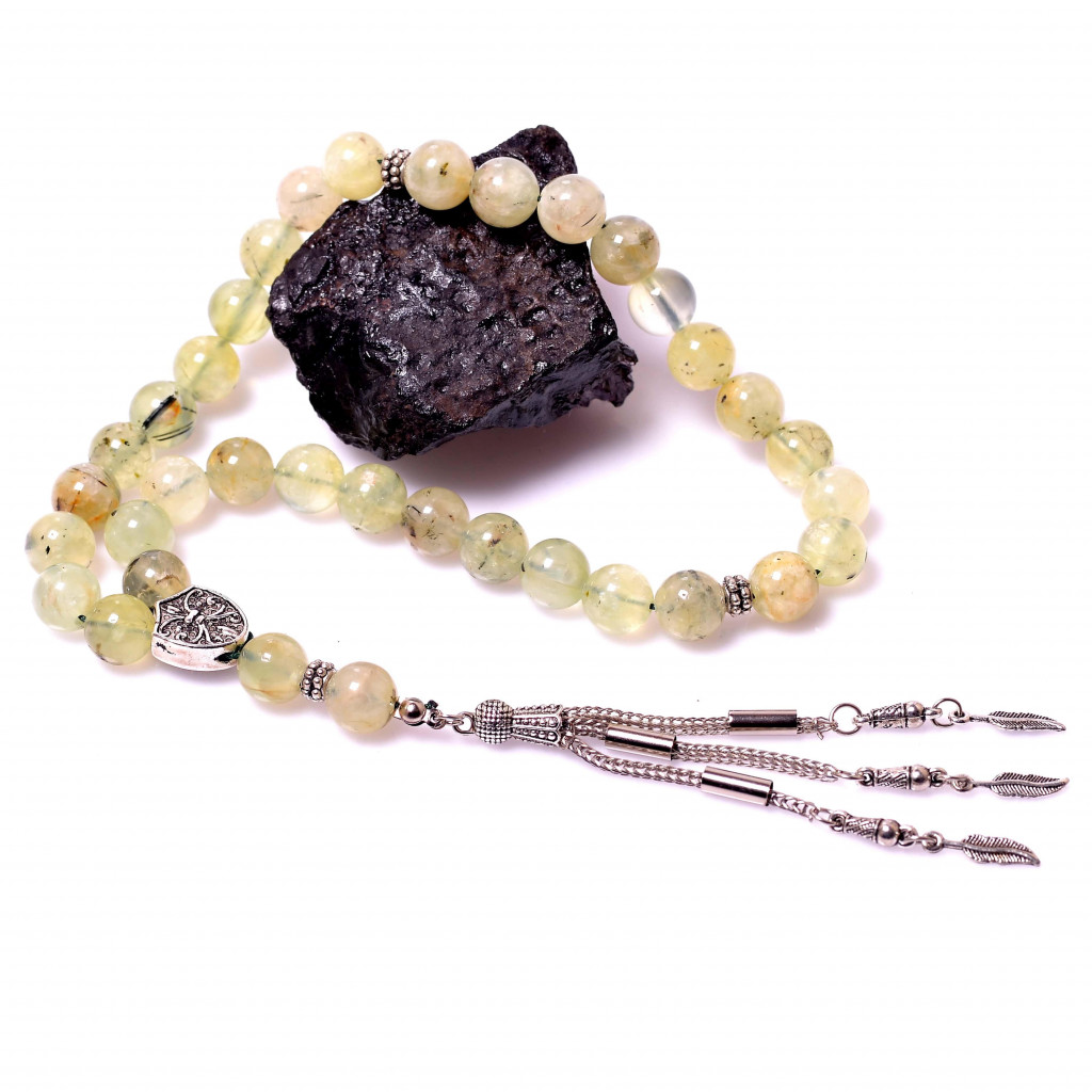 Prehnite Taşı Tesbih - 10 mm Prehnite Taşı Tesbih - 10 mm