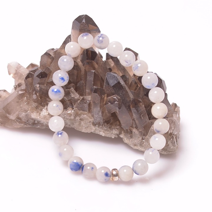 Raindrop Azurit Taşı Bileklik - 8 mm