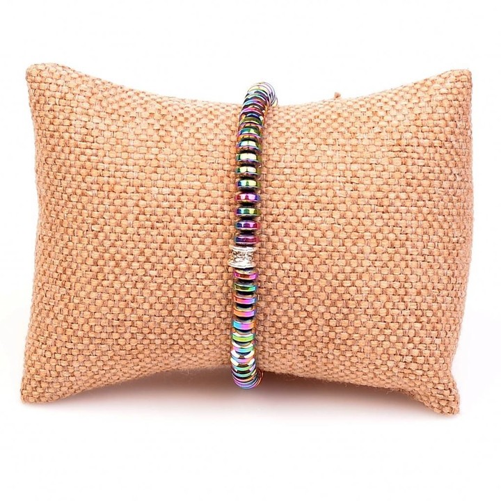 Renkli Hematit Taşı Bileklik - 2