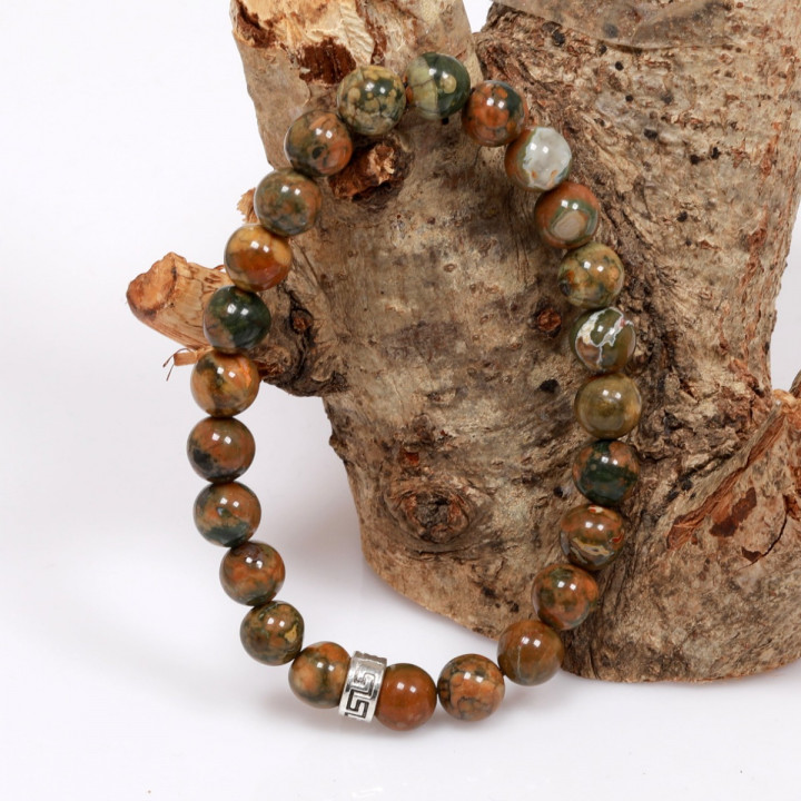 Riyolit Taşı Bileklik - 8 mm