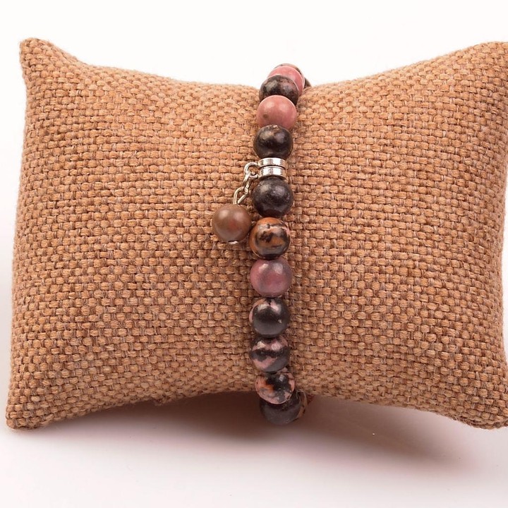 Rodonit Taşı Bileklik ( 8 mm )