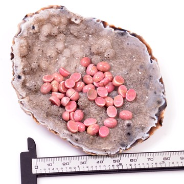 Rodonit Taşı Kabaşon - Yüzük ve Kolye Taşı - 2