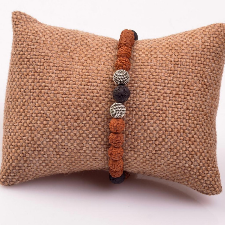 Rudraksha Tohum Bileklik ( 8 mm )