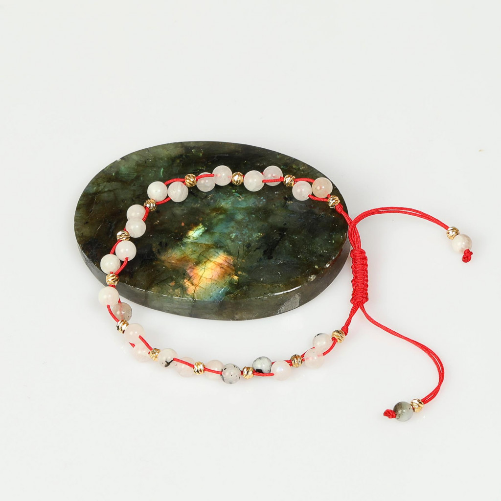 Sarmaşık Model Ay Taşı Makromeli Bileklik