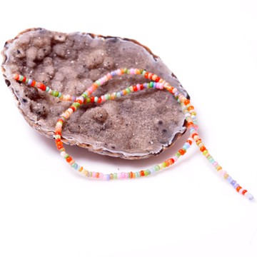 Sedef Taşı Dizi - 4mm Renkli Sedef - 2